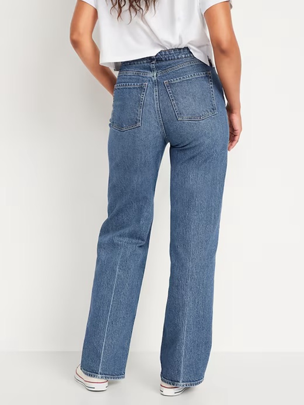 Old Navy Extra High-Rise Sky High Wide Leg Jeans